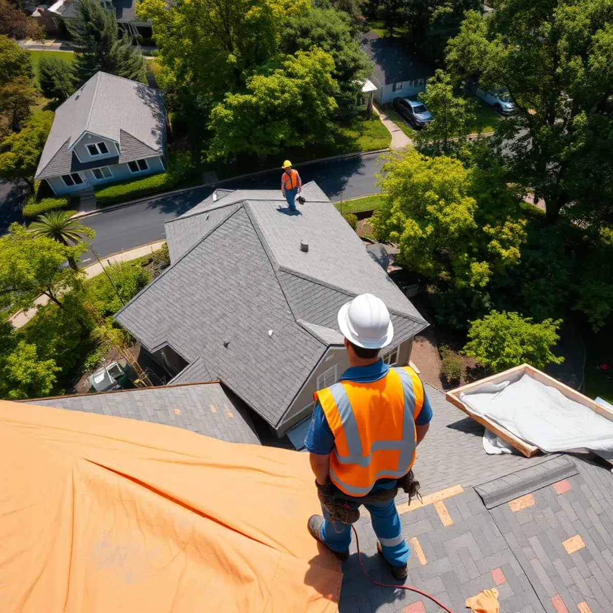 Roof replacement project near Elmsford, NY