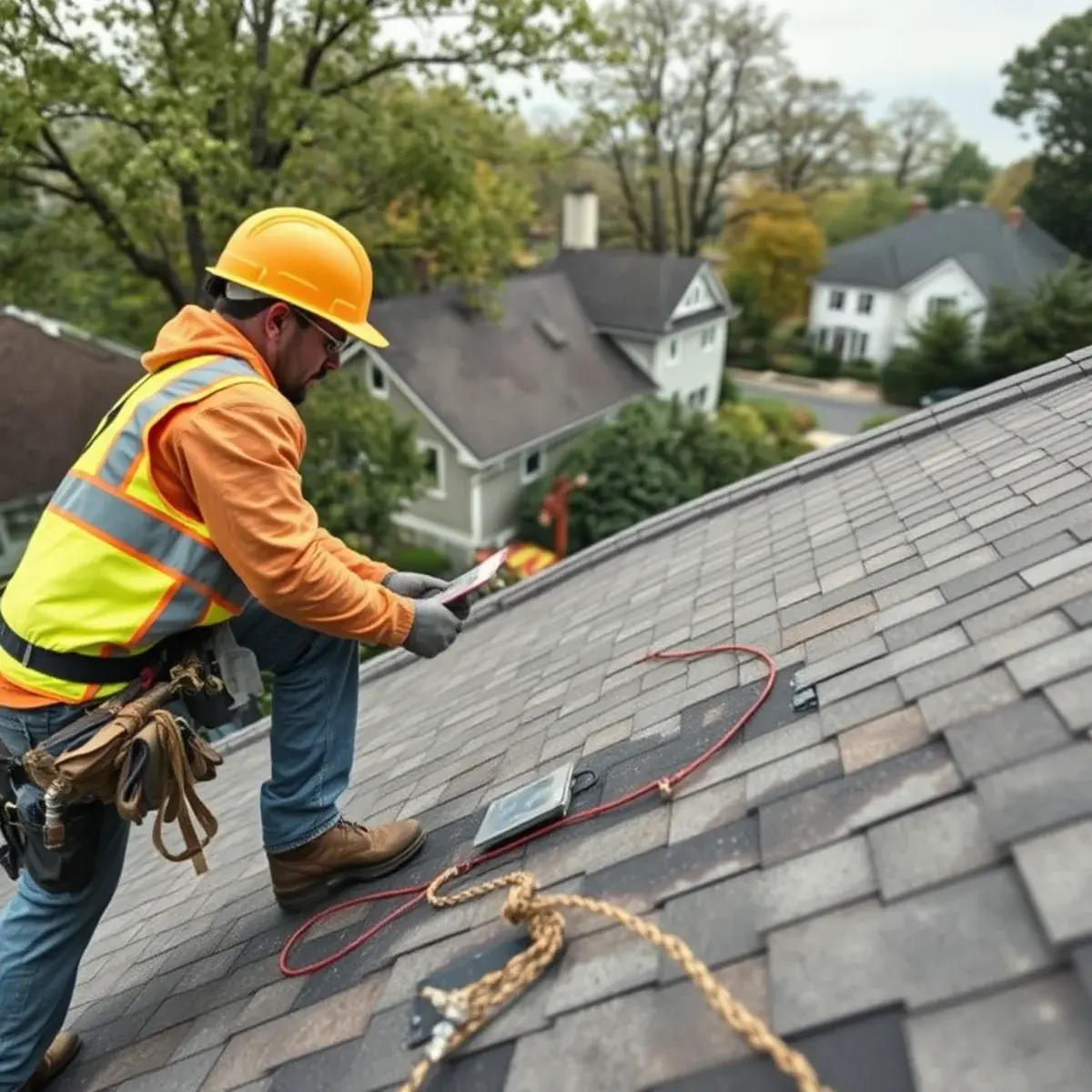Storm damage roof repair near Elmsford, NY