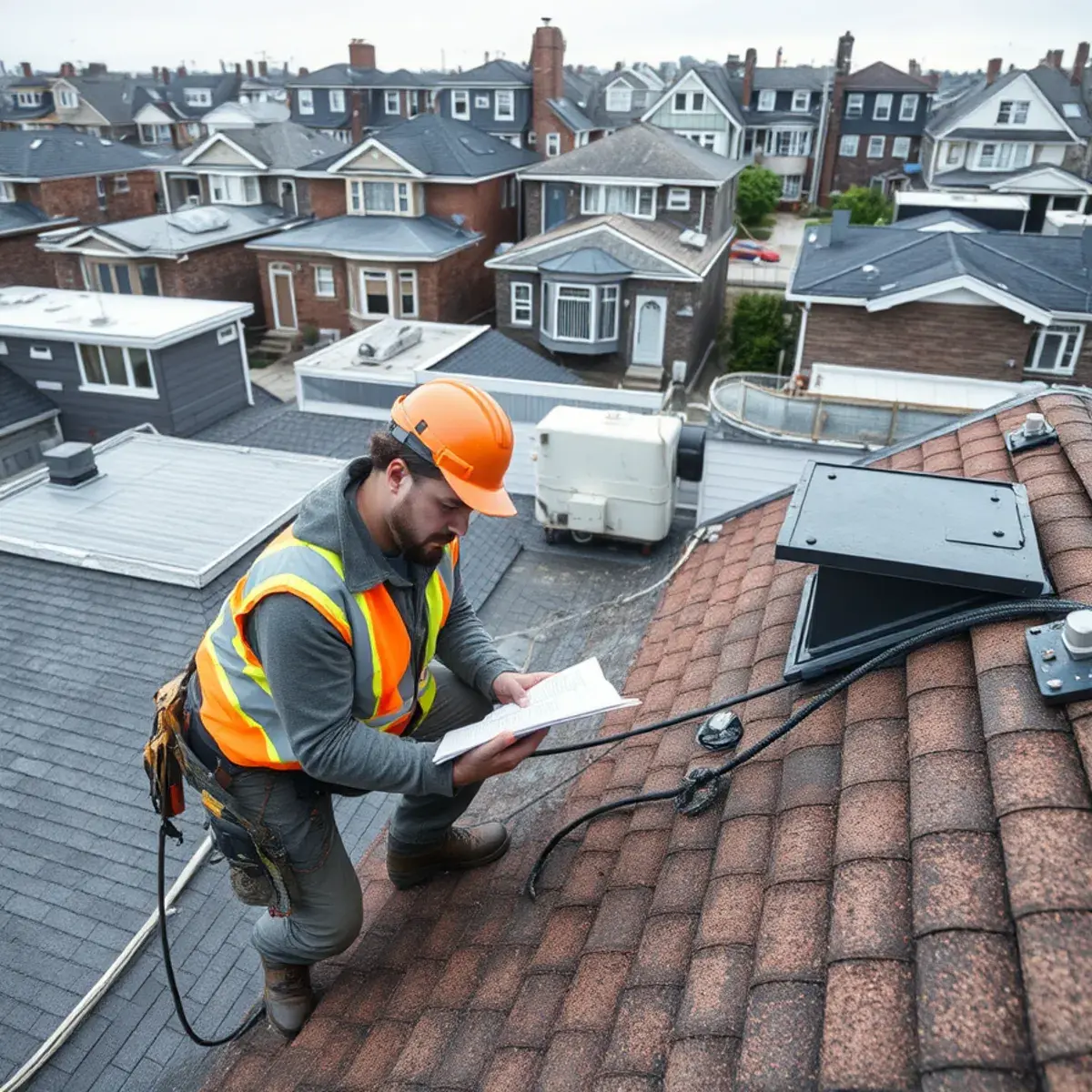 Storm damage roof repair near Far Rockaway, NY