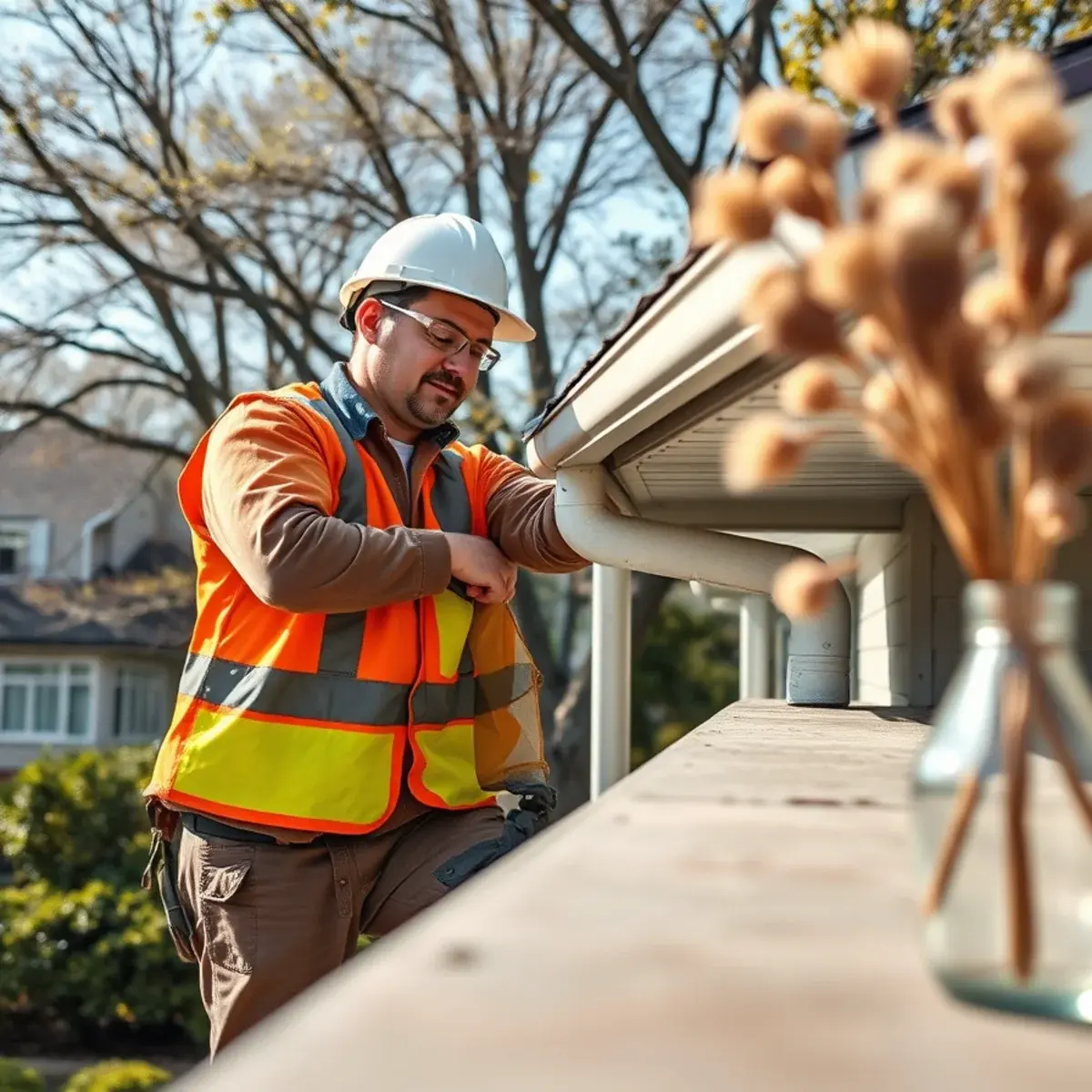 Gutter protection and roof drainage work near Farmingdale, NY