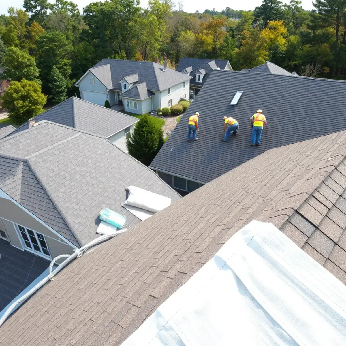 Roof replacement project near Fishkill, NY
