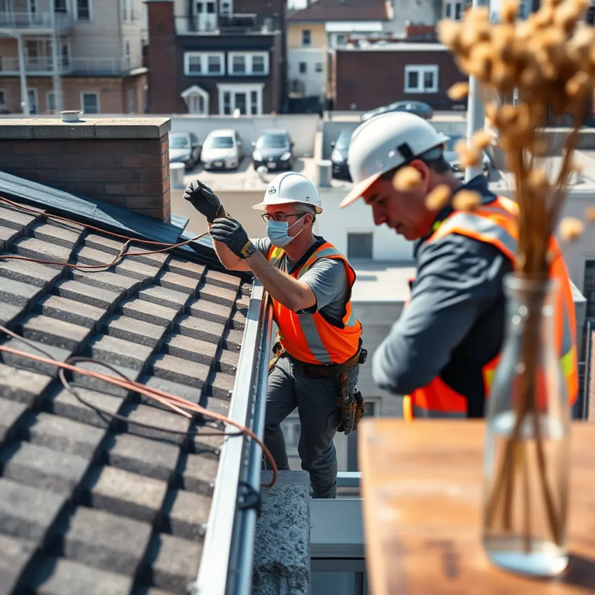 Gutter protection and roof drainage work near Flatiron, NY