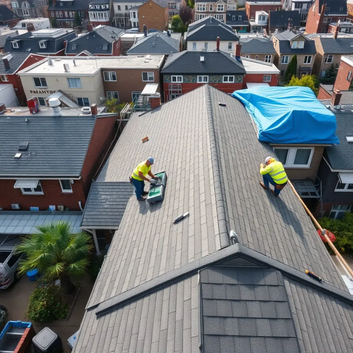 Roof replacement project near Forest Hills, NY