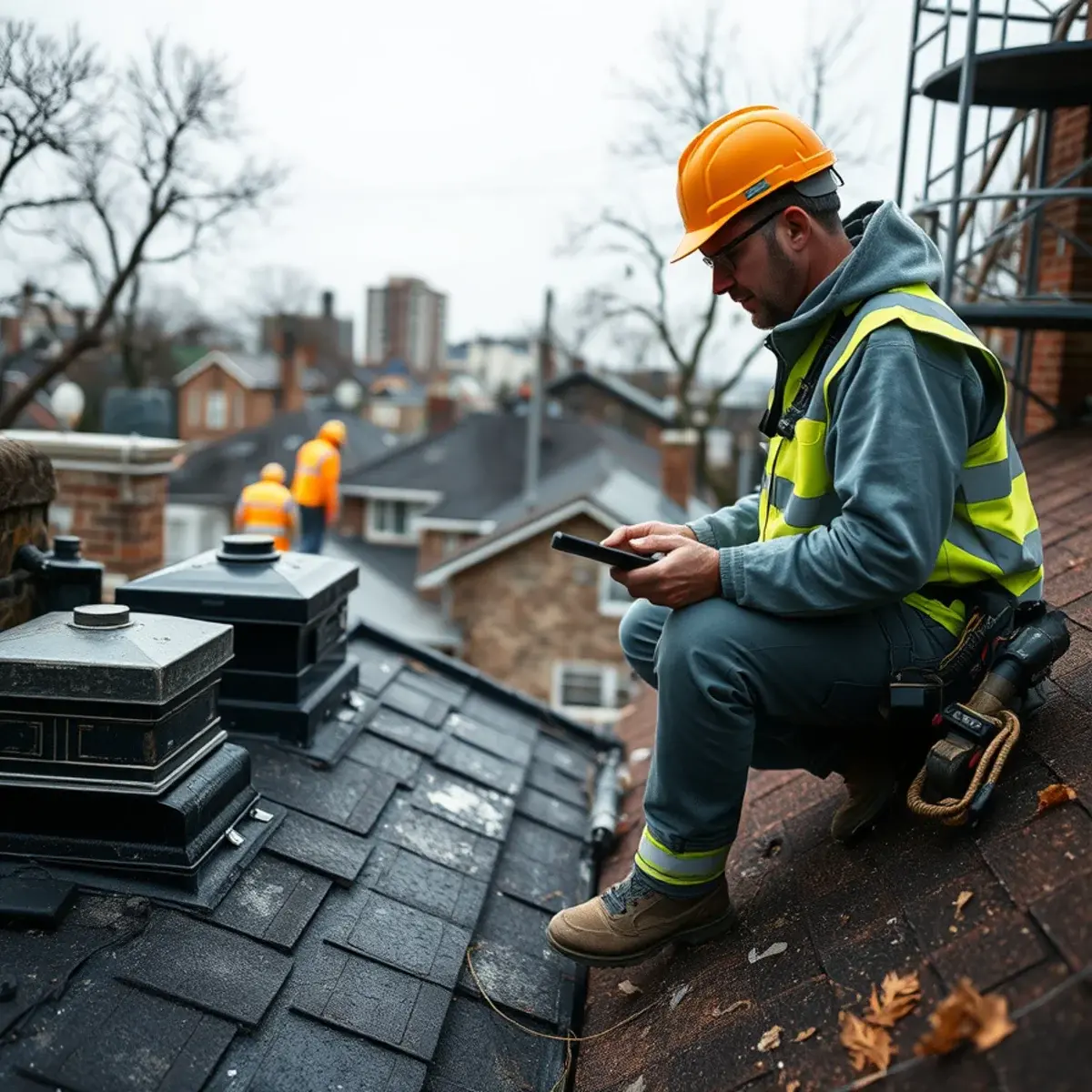 Storm damage roof repair near Forest Hills, NY