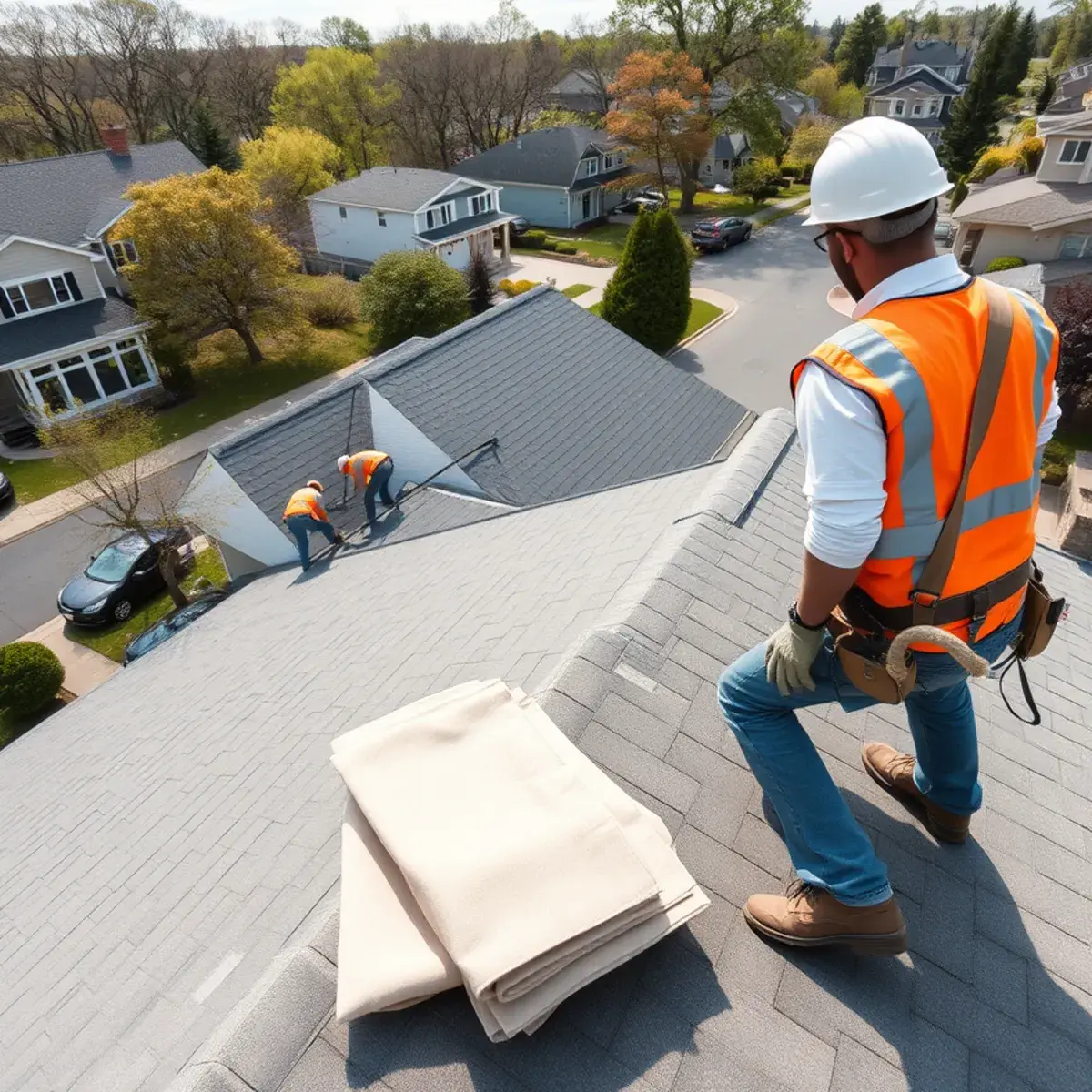 Roof replacement project near Franklin Square, NY