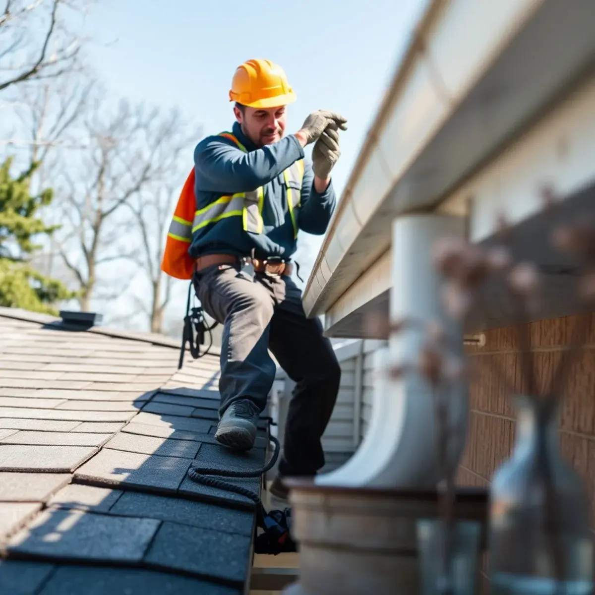 Gutter protection and roof drainage work near Franklin Square, NY