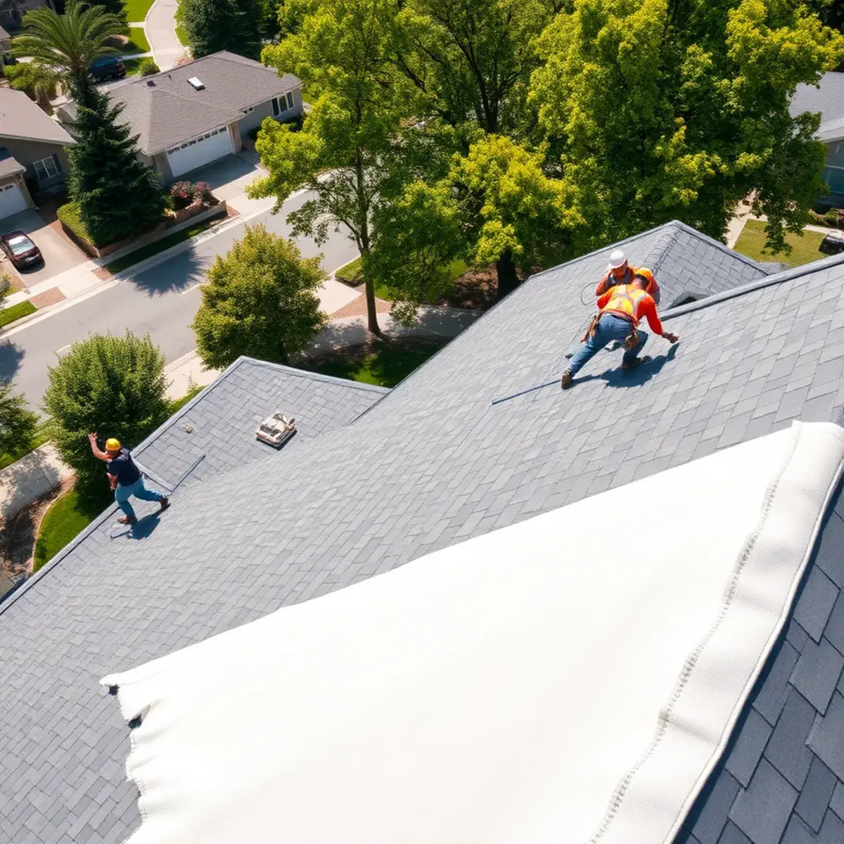 Roof replacement project near Freeport, NY