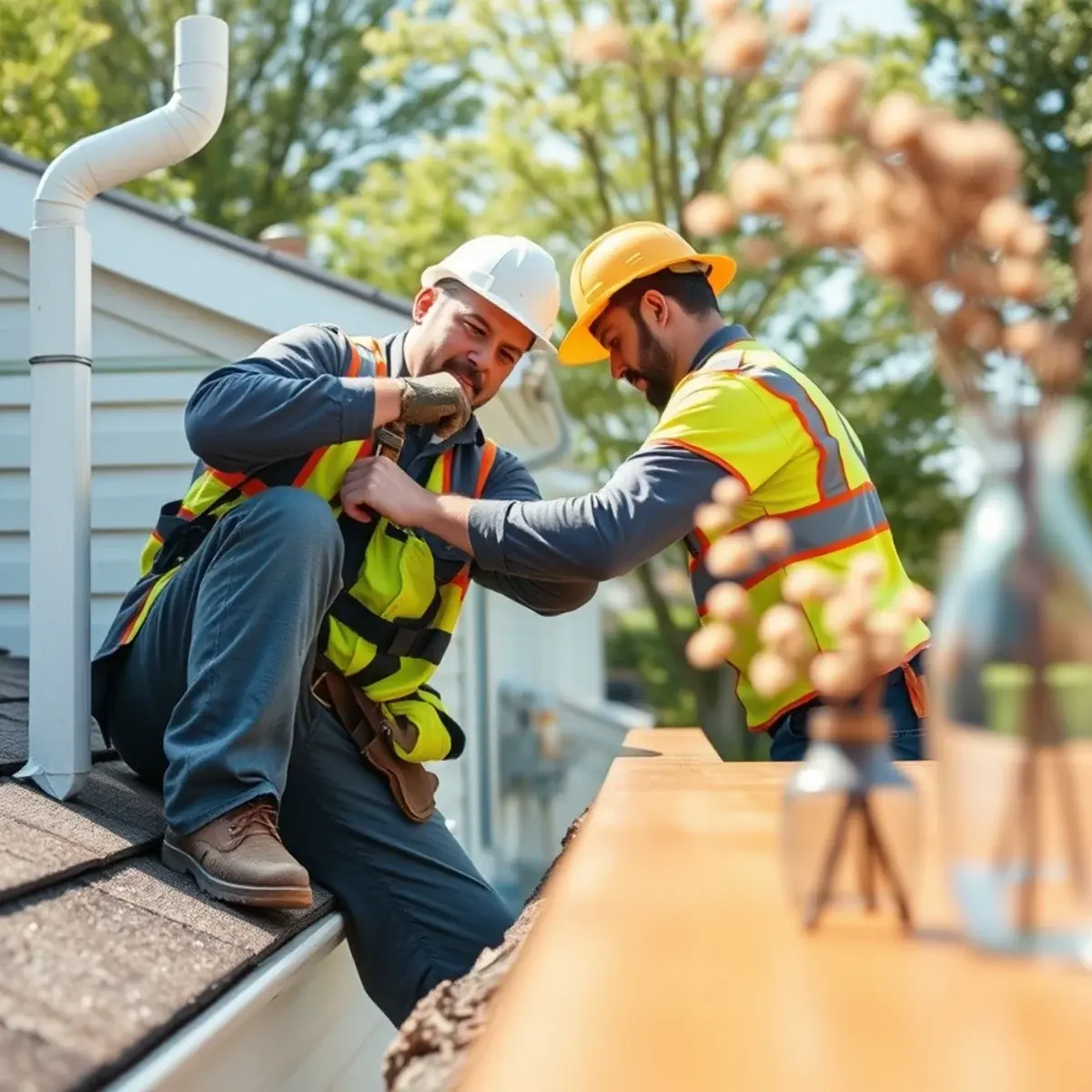Gutter protection and roof drainage work near Freeport, NY