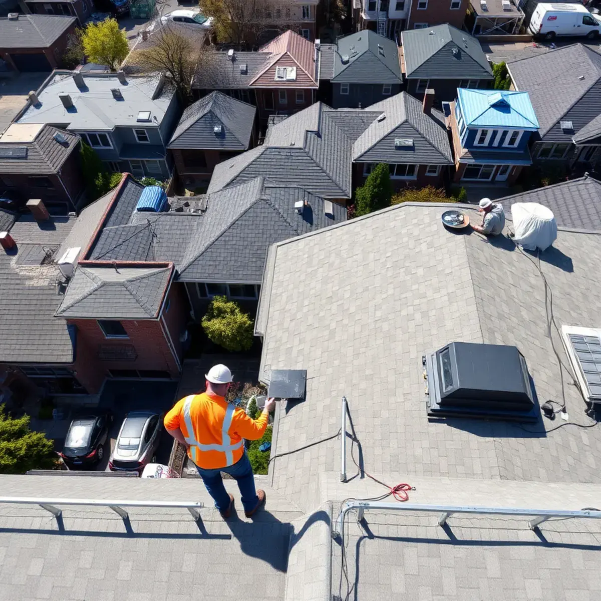 Roof replacement project near Fresh Meadows, NY