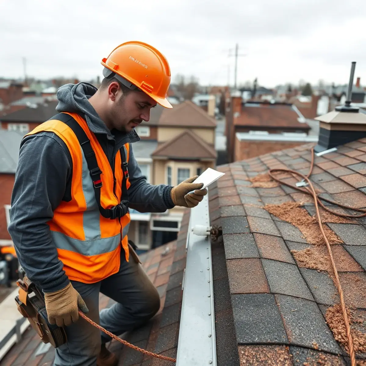 Storm damage roof repair near Fresh Meadows, NY