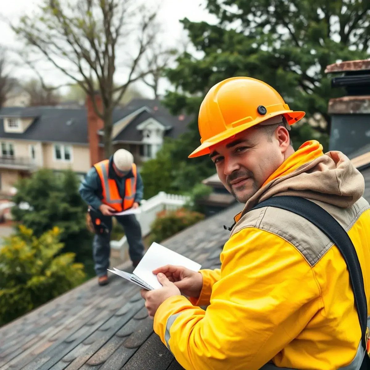 Storm damage roof repair near Garnerville, NY