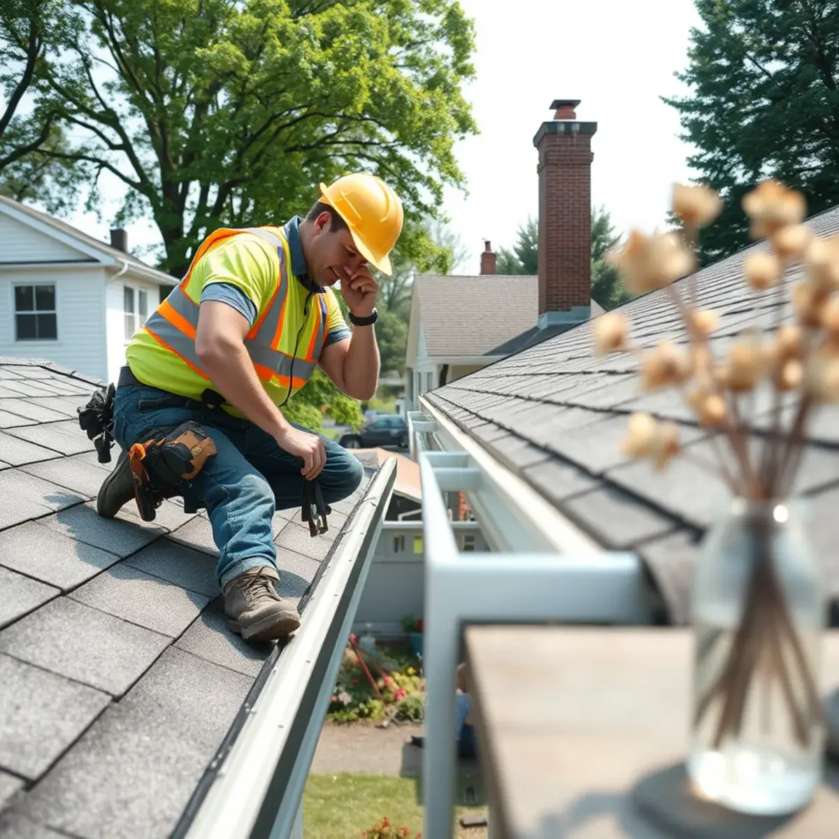 Gutter protection and roof drainage work near Garnerville, NY