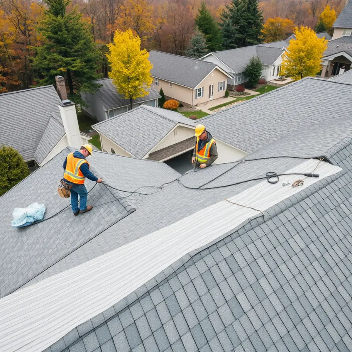 Roof replacement project near Genesee County, NY