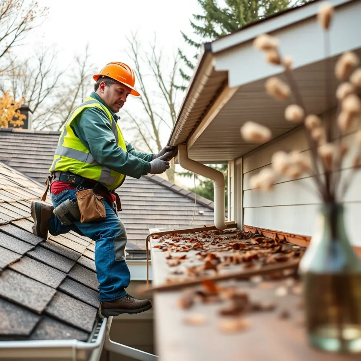 Gutter protection and roof drainage work near Geneva, NY