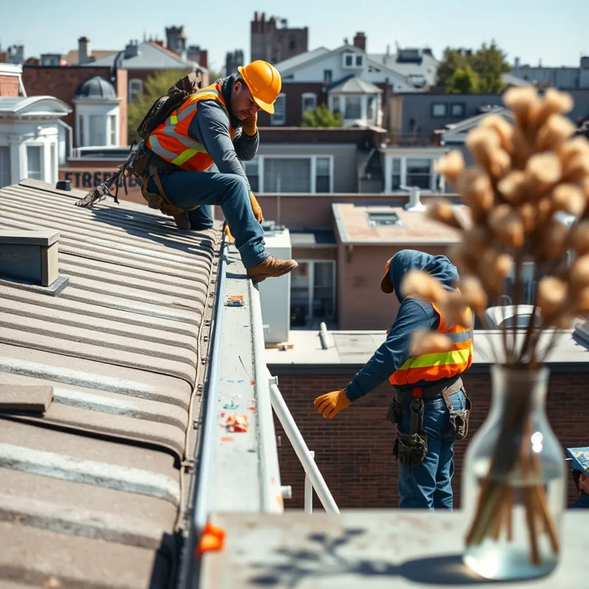 Gutter protection and roof drainage work near Glendale, NY