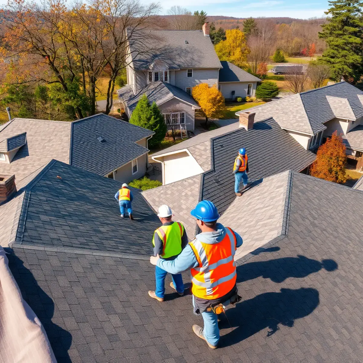Roof replacement project near Glens Falls, NY
