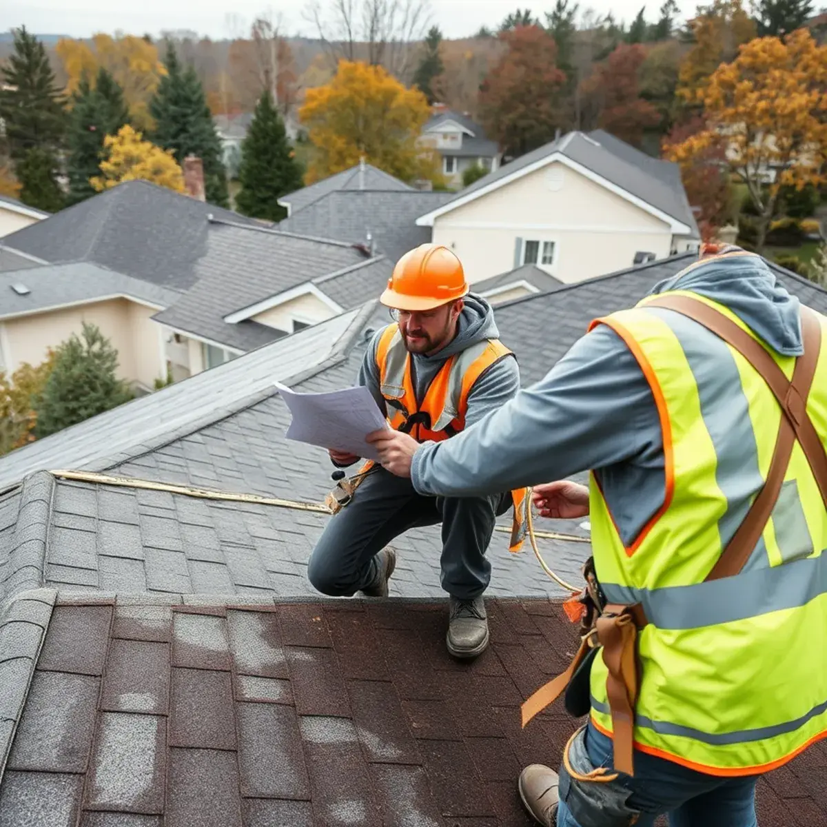 Storm damage roof repair near Glens Falls, NY