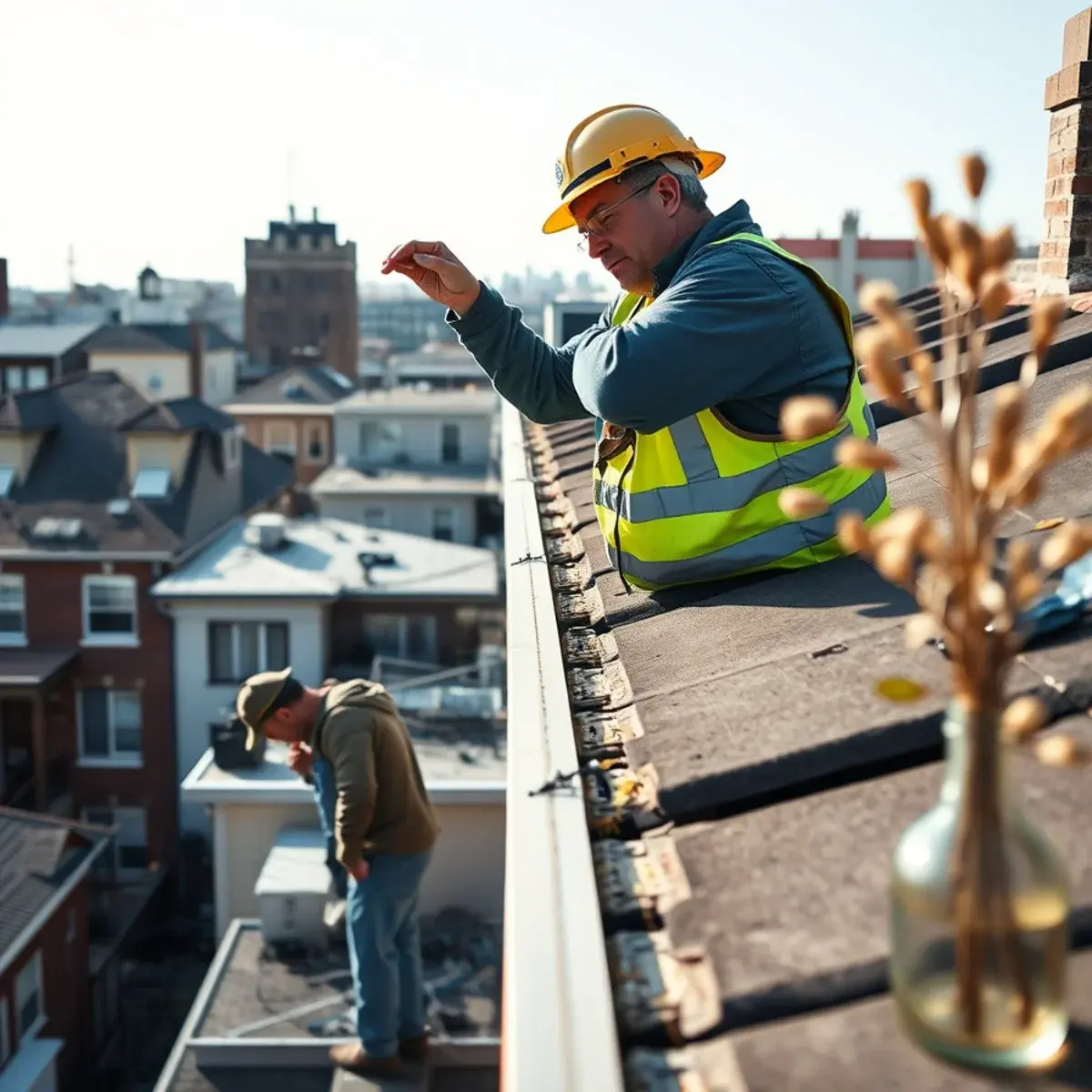 Gutter protection and roof drainage work near Grant City, NY