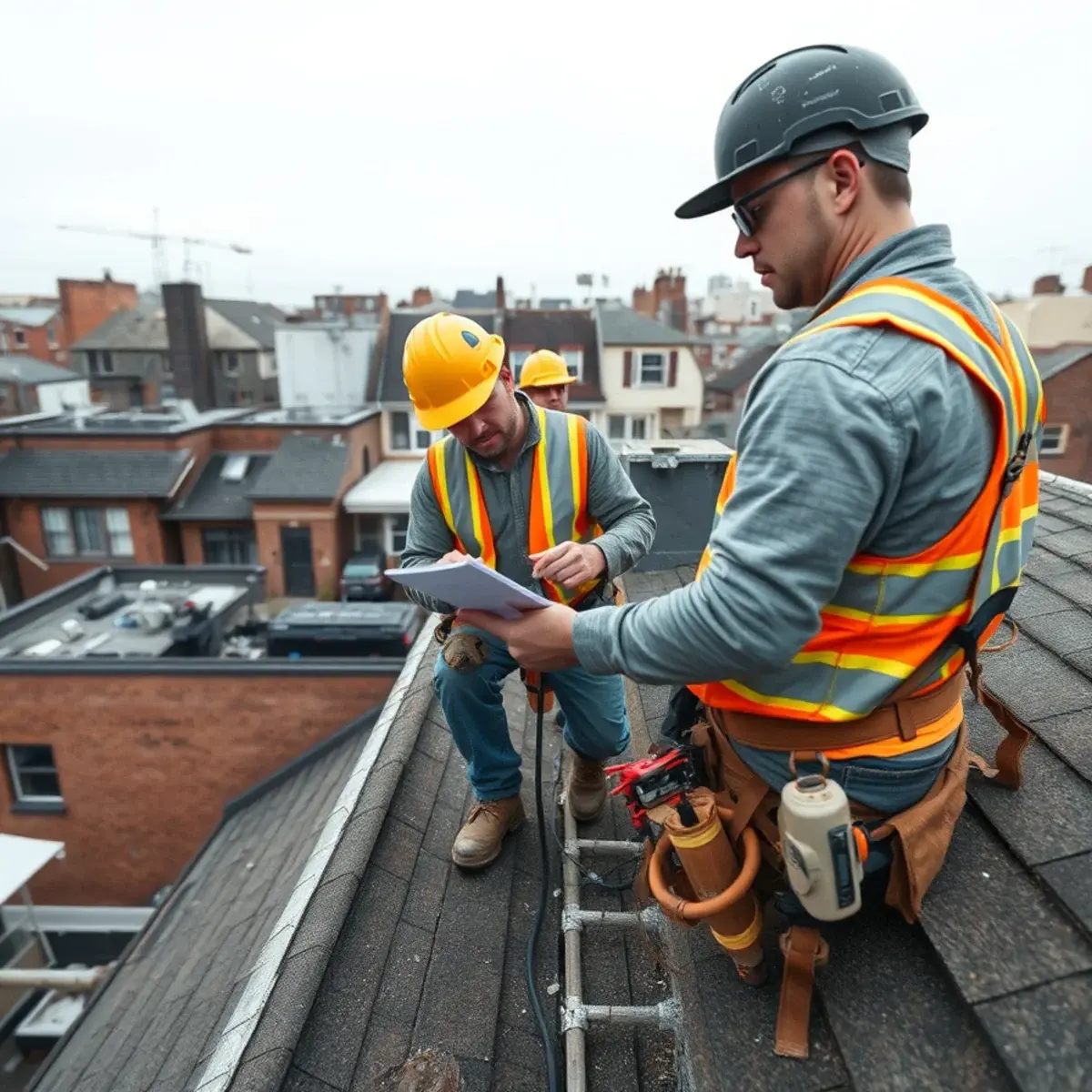 Storm damage roof repair near Gravesend, NY