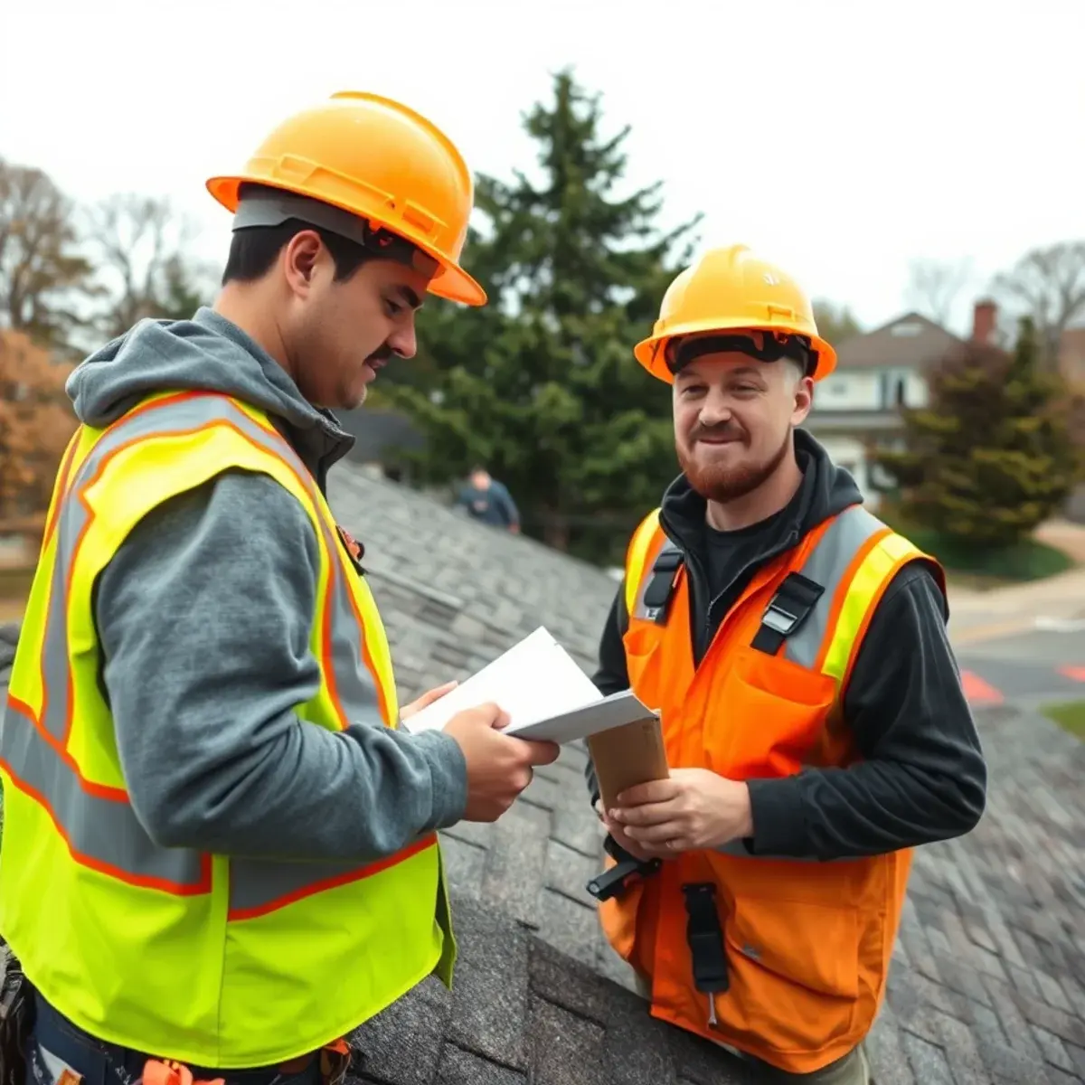 Storm damage roof repair near Great Neck, NY