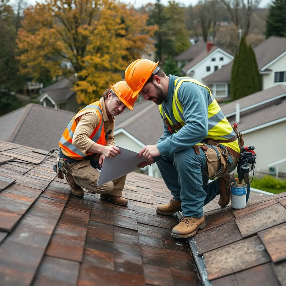 Storm damage roof repair near Greene County, NY