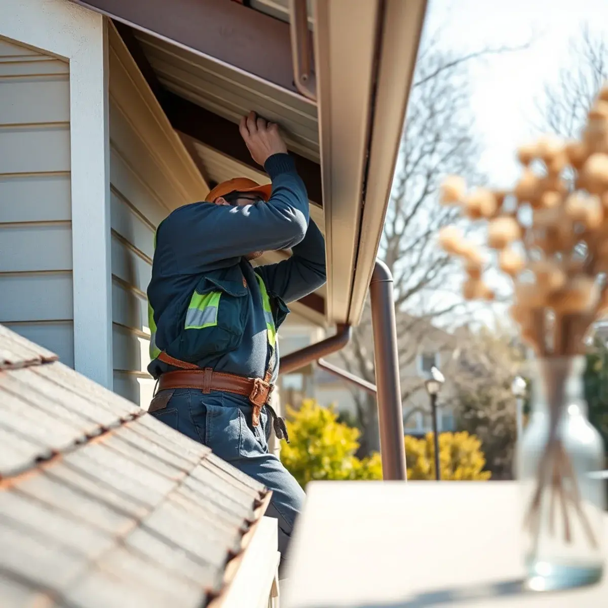 Gutter protection and roof drainage work near Hempstead, NY