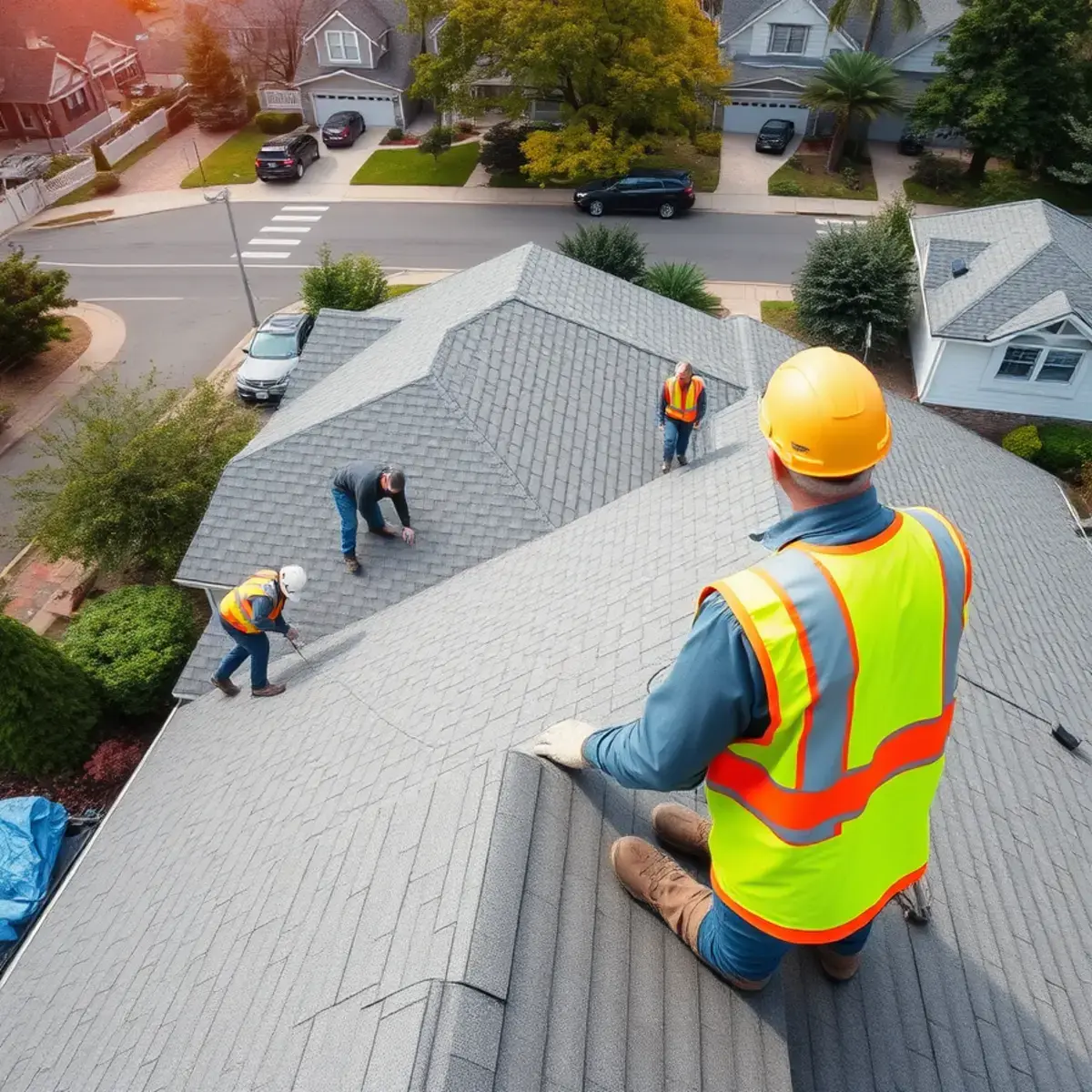 Roof replacement project near Hewlett, NY