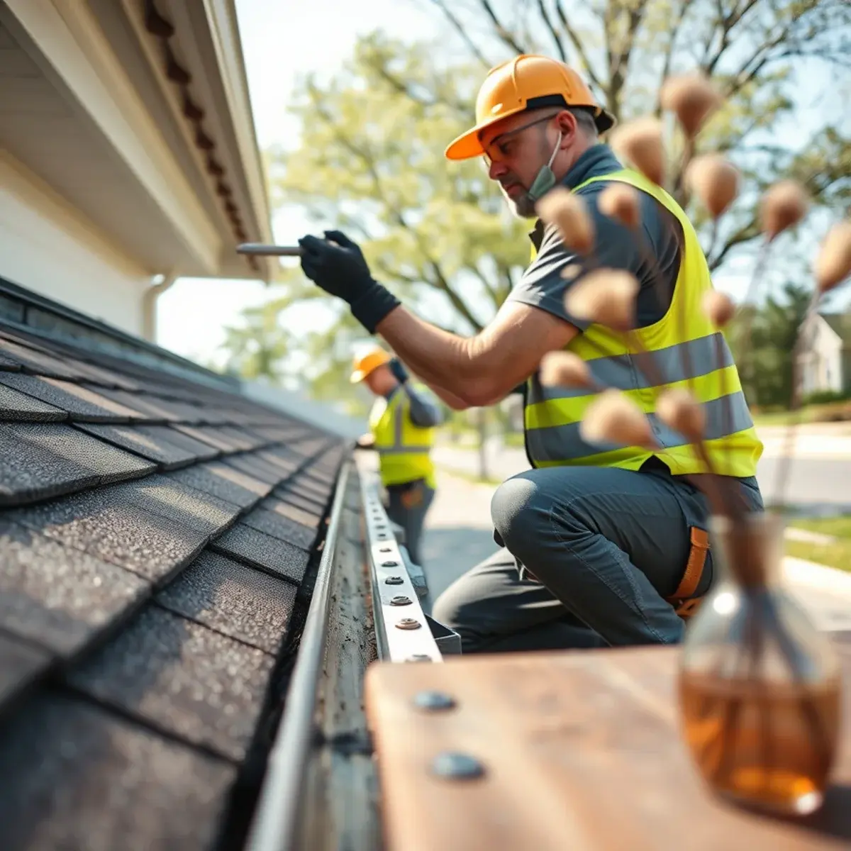 Gutter protection and roof drainage work near Hewlett, NY