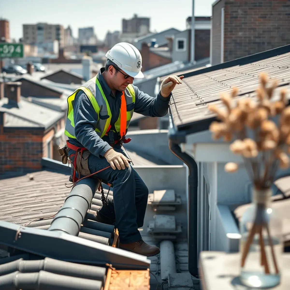 Gutter protection and roof drainage work near Highbridge, NY