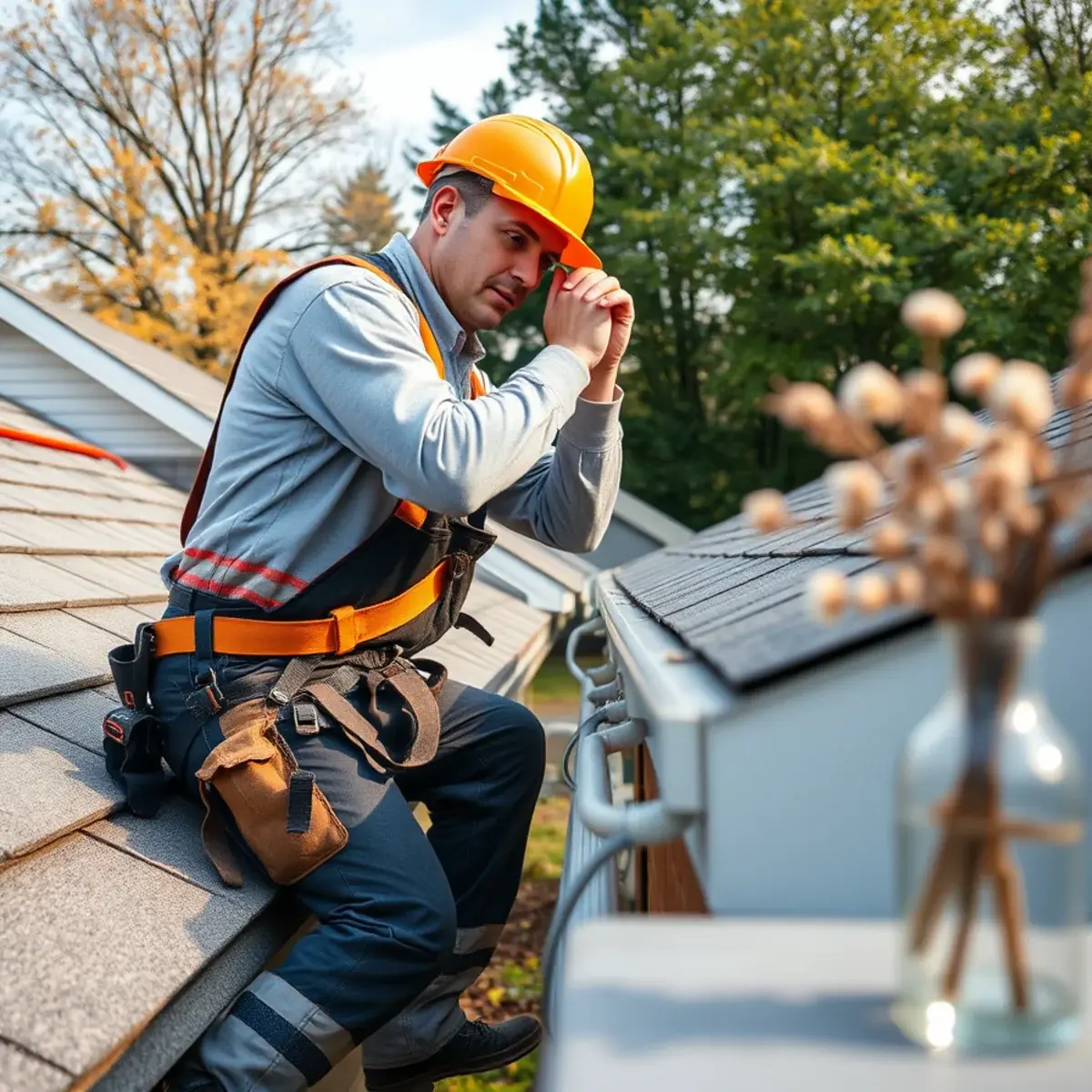 Gutter protection and roof drainage work near Highland, NY