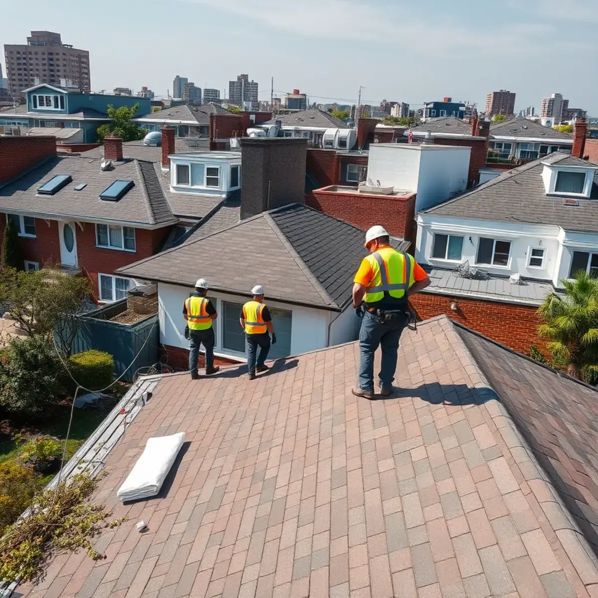 Roof replacement project near Hollis, NY