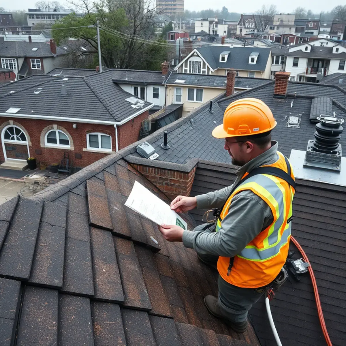 Storm damage roof repair near Howard Beach, NY