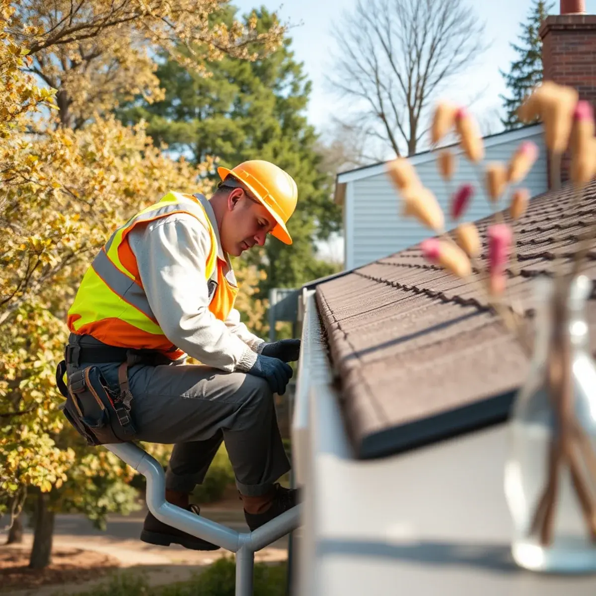 Gutter protection and roof drainage work near Hudson, NY