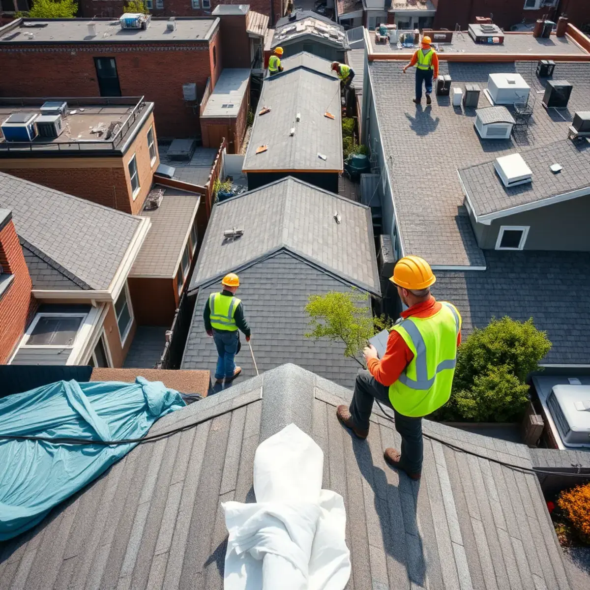 Roof replacement project near Huguenot, NY
