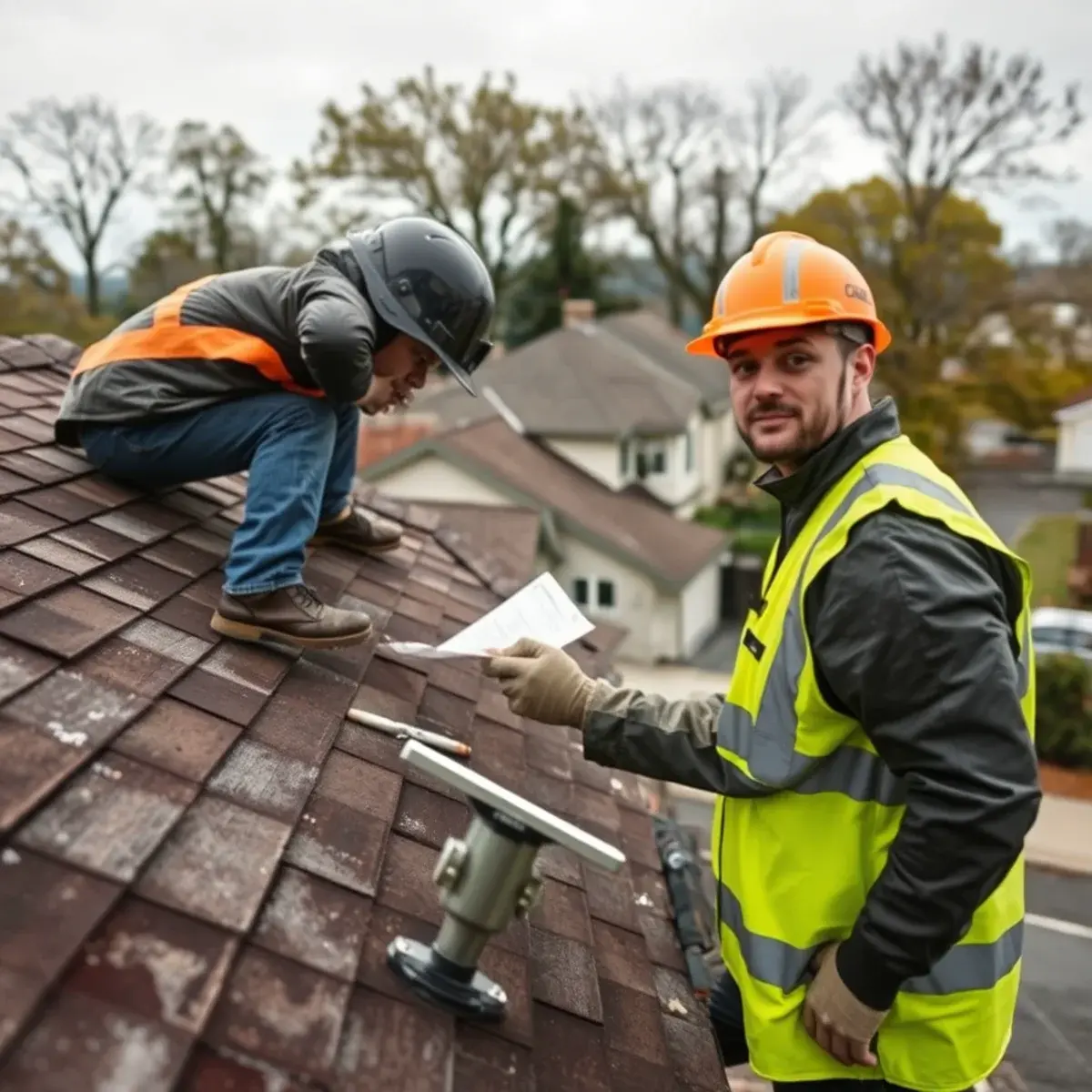 Storm damage roof repair near Huntington Station, NY