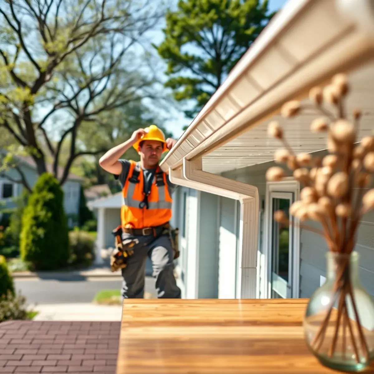 Gutter protection and roof drainage work near Huntington Station, NY