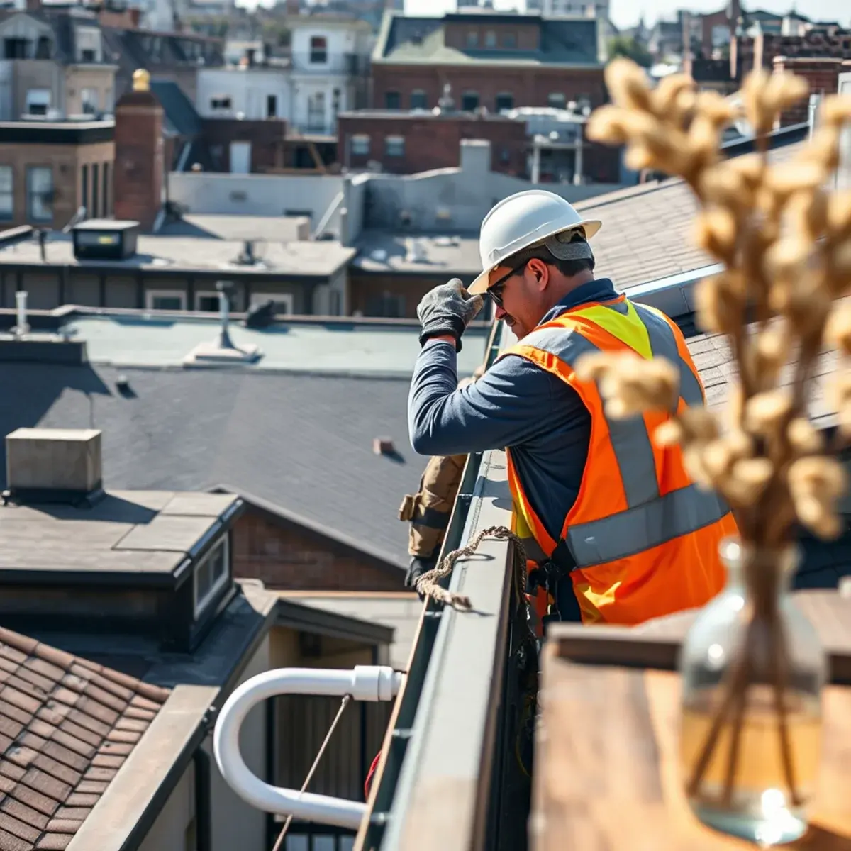Gutter protection and roof drainage work near Inwood, NY