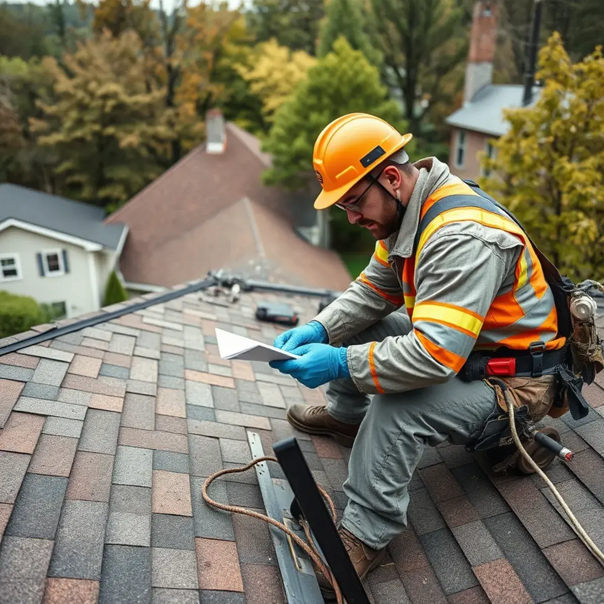 Storm damage roof repair near Ithaca, NY