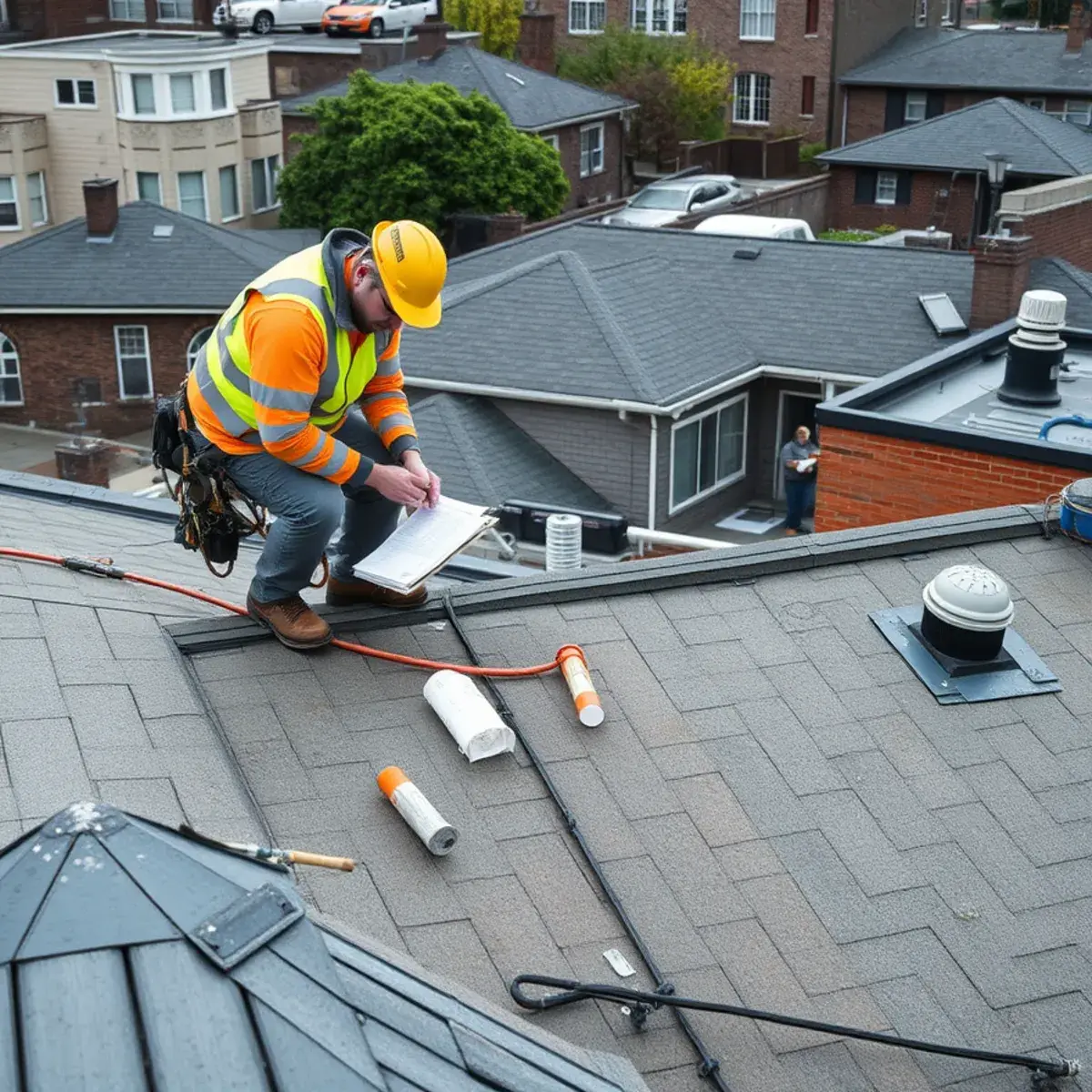 Storm damage roof repair near Jackson Heights, NY