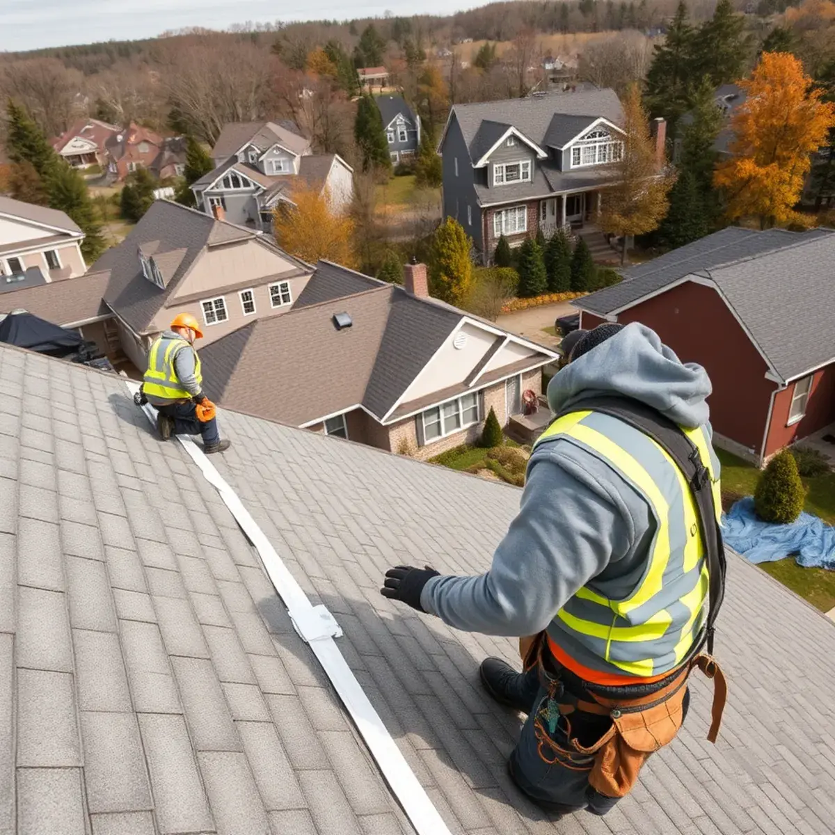 Roof replacement project near Johnstown, NY