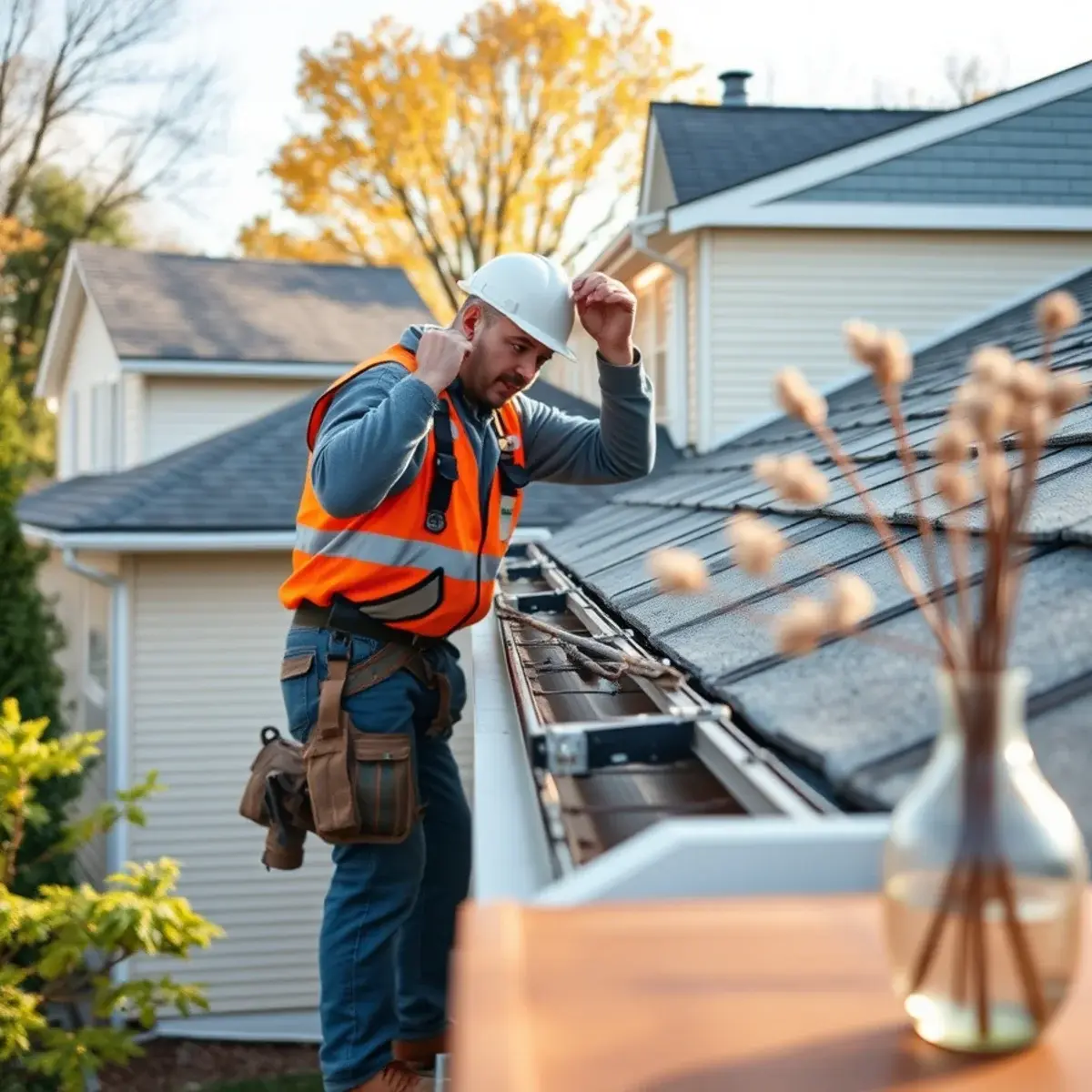 Gutter protection and roof drainage work near Kent, NY