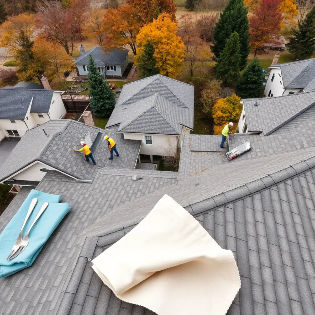 Roof replacement project near Lackawanna, NY