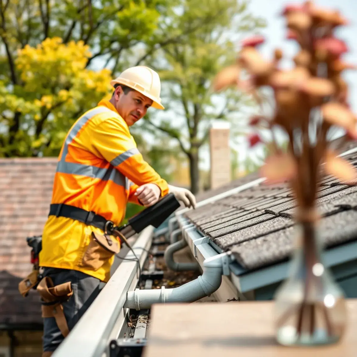 Gutter protection and roof drainage work near Lackawanna, NY