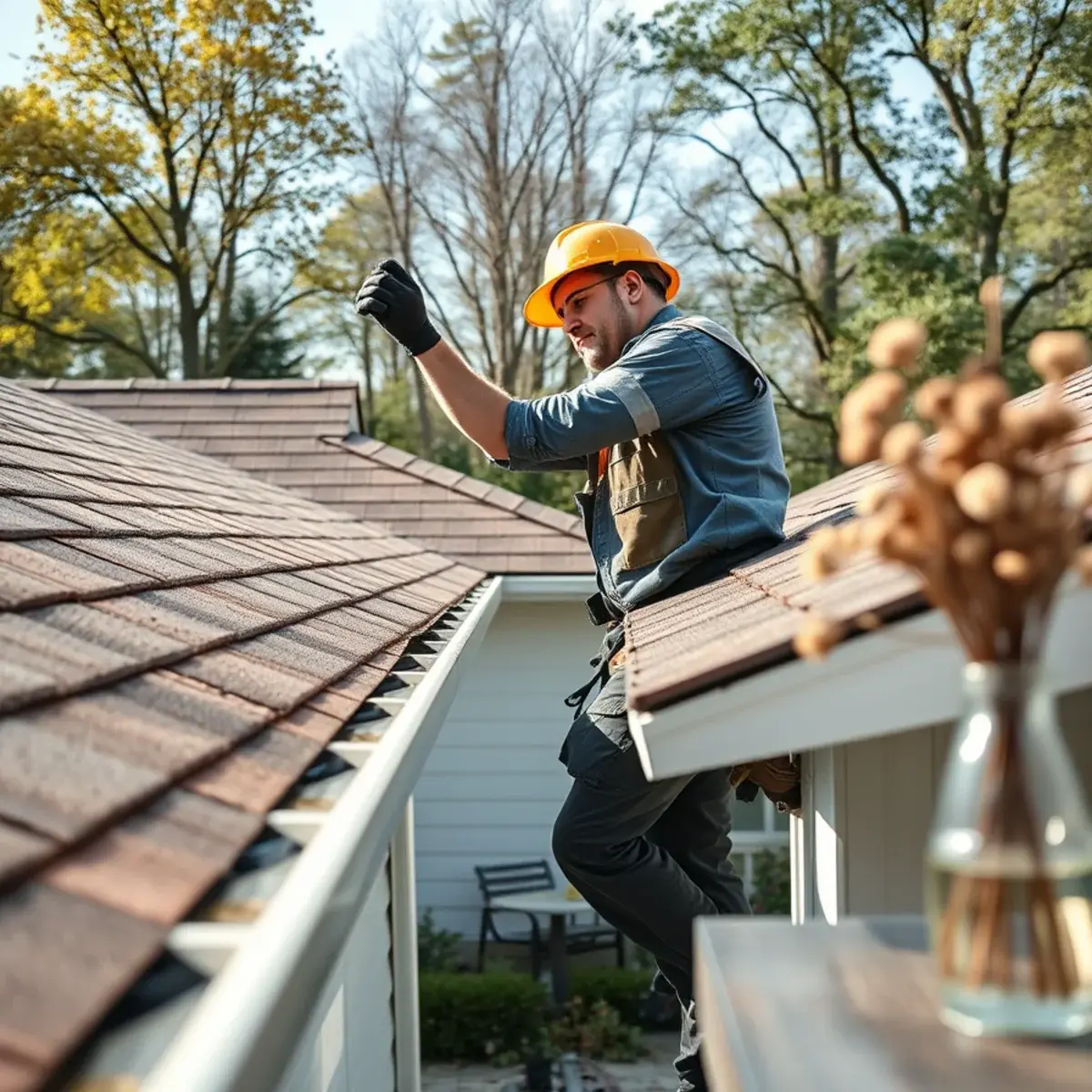 Gutter protection and roof drainage work near Lagrangeville, NY