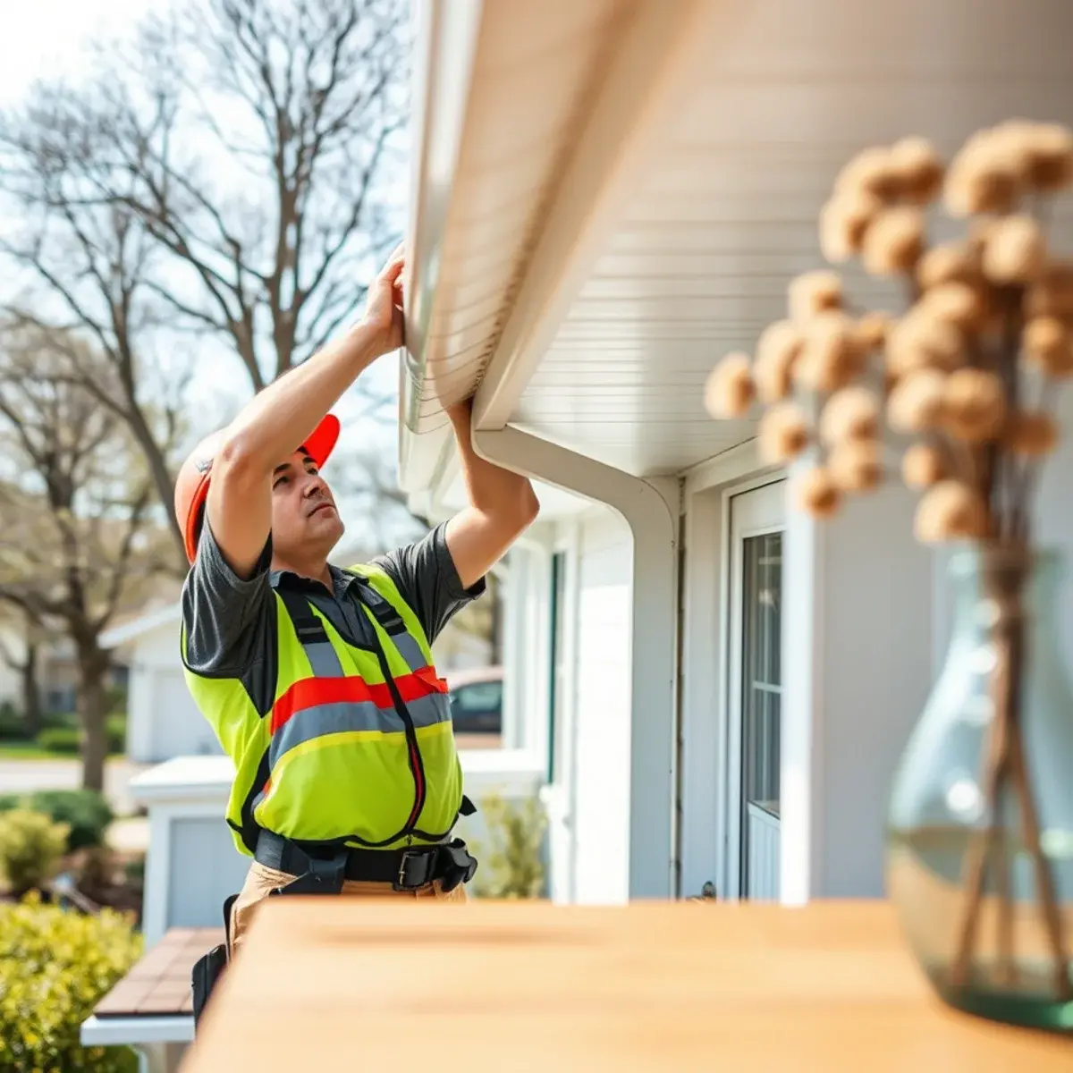 Gutter protection and roof drainage work near Lake Ronkonkoma, NY