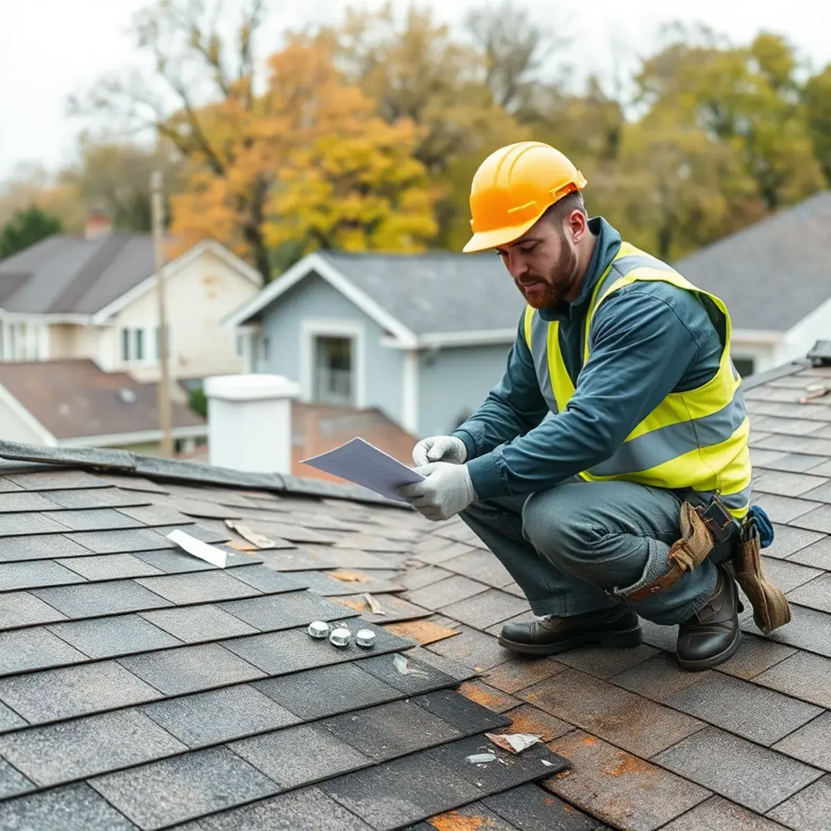 Storm damage roof repair near Liberty, NY