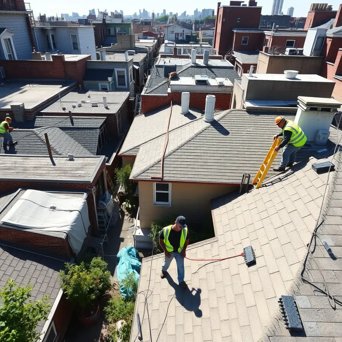 Roof replacement project near Little Italy, NY