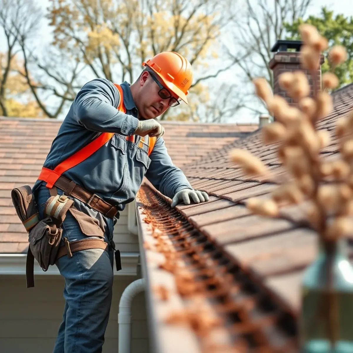 Gutter protection and roof drainage work near Lockport, NY