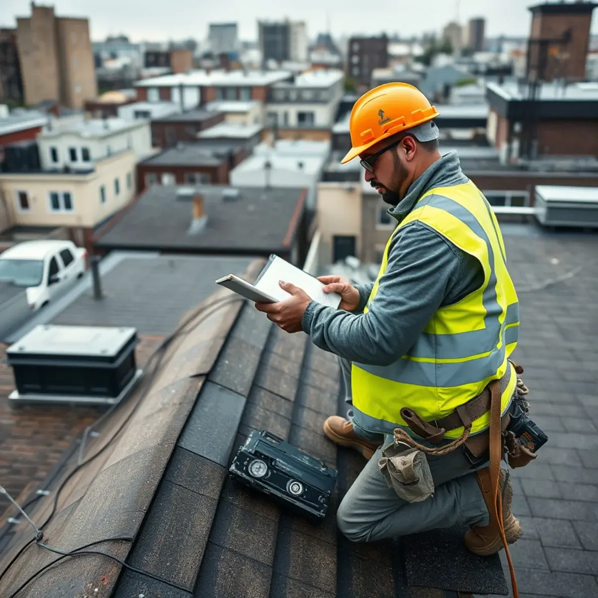 Storm damage roof repair near Long Island City, NY