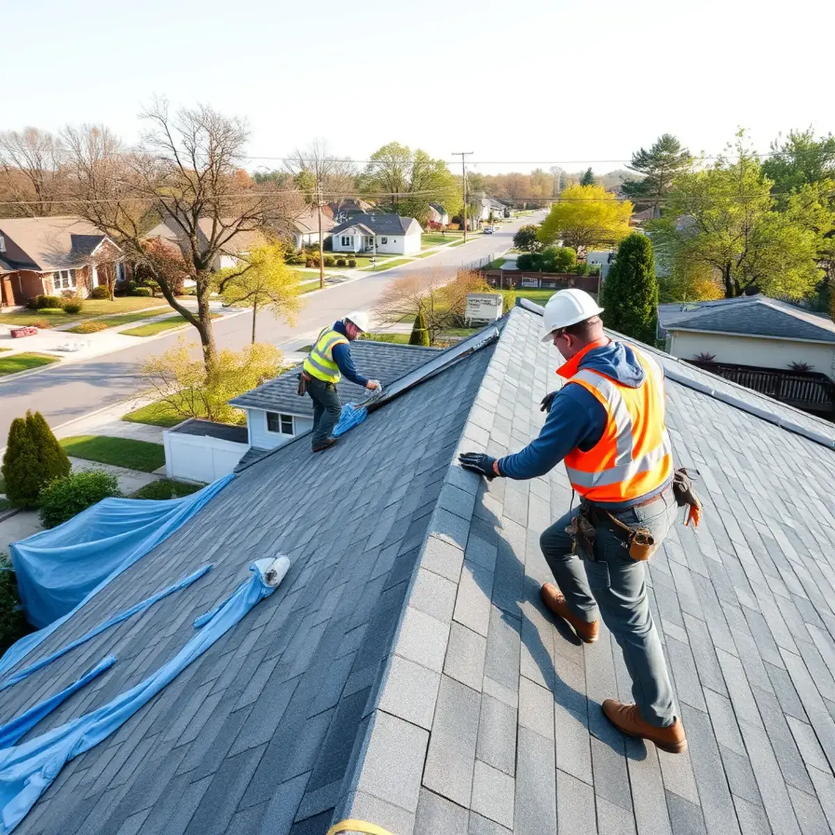 Roof replacement project near Lynbrook, NY